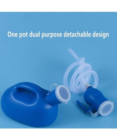 Men Urinal Men Reusable Pee Jug Male Urine 1.6m Long Tube with Lid Portable Thicken Men's 2000ml for Camping Car Travel Toilet Universal Urinals Convenient and Practical Urinal - Buy Online on GoSupps.com