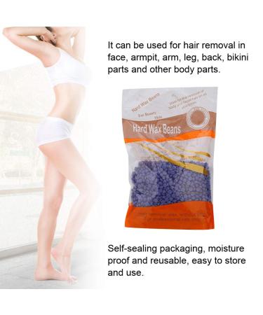 Hard Wax Beans for Painless Full Body Hair Removal - 10.5oz Lavender | Ideal for Bikini Brazilian Armpits Back & Chest - Buy Online on GoSupps.com