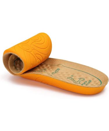Soft Supportive Shoe Insoles for Men and Women - Pain Relief Inserts (5 M US Men/7 M US Women, Yellow, Size 38) - Buy Online on GoSupps.com