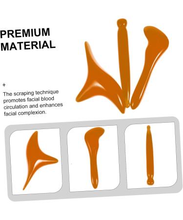 9 STK Gua Sha Board Set - Beauty Massage Tool for Face Trigger Point Treatment & Muscle Relief - 3 Pieces (11x6cm) - Buy Online on GoSupps.com