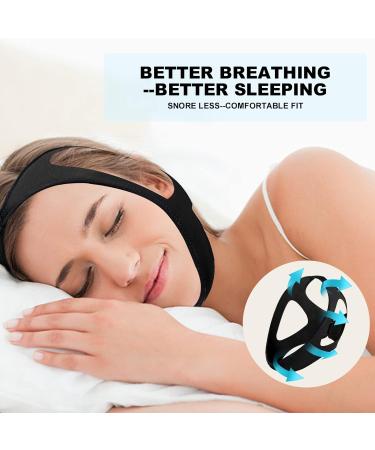 Anti-Snore Chin Strap | Comfortable Breathable Sleep Solution for Men & Women | Stop Snoring Devices for Better Sleep - Buy Online on GoSupps.com
