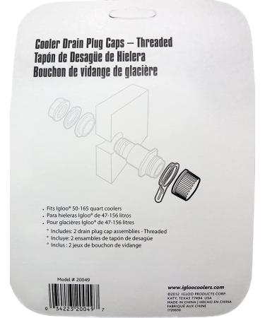 Igloo Cooler Drain Plug Caps with Tether - 20049 - Buy Online on GoSupps.com