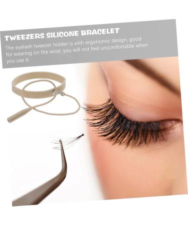 minkissy Eyelash Tweezers Bracelet Holder Eyelashes Wristband lash Separator Bracket Tweezers Component Eyelash Tool Extender Eyelash Eye lash applicator Tools Fiber tip Tweezers Wristband 35x6cm As Shown - Buy Online on GoSupps.com