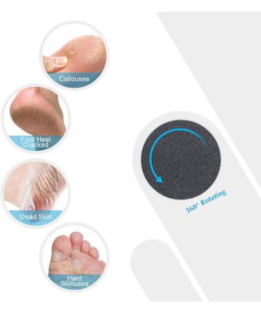 BNG 50-Piece Footfire Pedicure Set - Electric Grinder & Replacement Pads for Cracked Heels & Dead Skin Care - Buy Online on GoSupps.com