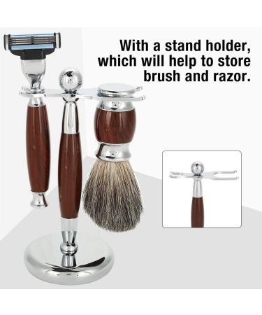 Dewin Razor Brush & Set for Men | Complete Safety Shaving Kit with Roof Hair Brush Shaving Soap & Stainless Steel Bowl - International Shipping Available - Buy Online on GoSupps.com