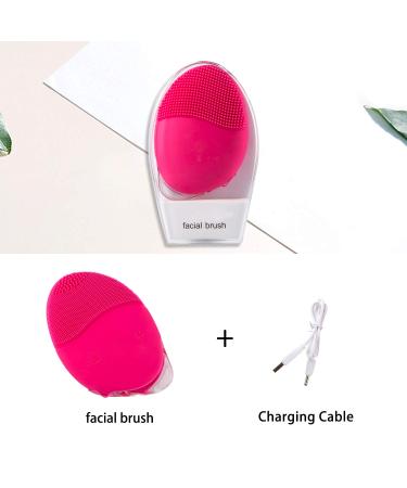 House Envy Sonic Facial Cleansing Brush - Rechargeable Electric Cleanser for Deep Cleaning, Blackhead Removal and Massage - Buy Online on GoSupps.com