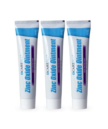 CareALL 2oz Zinc Oxide 20% Skin Protectant Barrier Ointment - 3 Pack - Buy Online on GoSupps.com