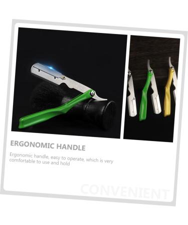 Housoutil 4-Piece Stainless Steel Cartridge Set for Manual Razors - Barber Tool & Blade Holder for Men - Buy Online on GoSupps.com