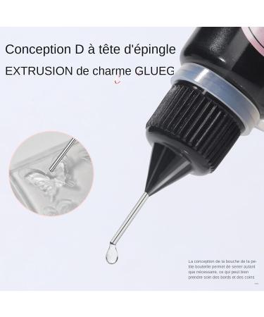 Nail Sculpting Gel | 10ml Non-Stick Clear Glue for Jewelry 3D Nail Sculpting Gel | For Extensions Painting Colors Gems Glitter Design Beginners Home Use - Buy Online on GoSupps.com