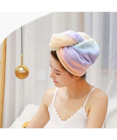 Fomaiself Microfiber Towel Set - Colorful Quick Dry Hair Turban for Women | Absorbent & Easy to Use - Buy Online on GoSupps.com