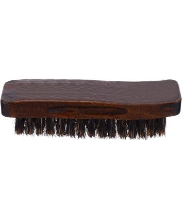 Shoe Brush Wooden Handle Natural Mane Horsehair Shoe Polish Polishing Cleaning Brush Tool Household Cleaning Brush Onecolor - Buy Online on GoSupps.com