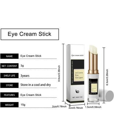 Stick Contour Des Yeux L'huile Min rale - Soin Hydratant for Minimiser Les Poches t Les Ridules Nourrit le Contour D licat Des Yeux(#3 4pcs) - Buy Online on GoSupps.com