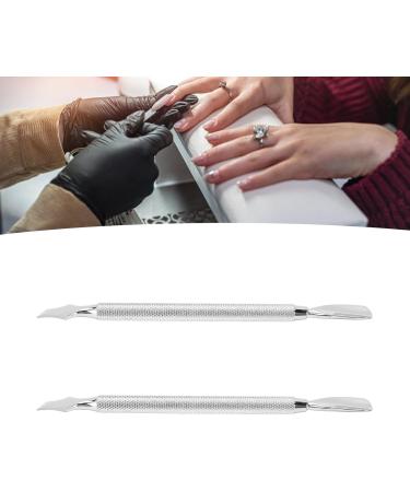 Dual Ended Stainless Steel Cuticle Pusher Remover Manicure Tool for Nail Care - Buy Online on GoSupps.com
