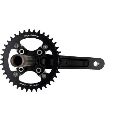 Bike Crank Arm Set 170mm 104 BCD with Bottom Bracket Kit - MTB BMX Road Bicycle - Shimano FSA Gaint Compatible - 32T/Black - Buy Online on GoSupps.com
