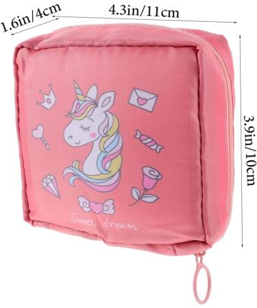 Healvian 3pcs Cute Aunt Towel Storage Bag Set | Travel Toiletry & Makeup Organizer | Period Pouch & Lipstick Carrying Bags | Large Capacity & Adorable Design - Buy Online on GoSupps.com