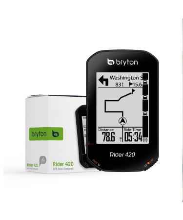 Bryton Rider 420 Wireless GPS bike computers for recording routes and data with street name navigation and support for several languages Rider 420 Device ONLY - Buy Online on GoSupps.com