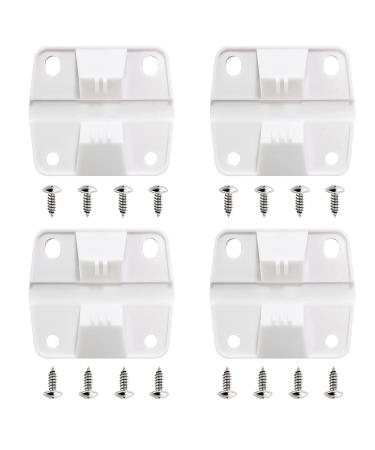 Cooler Replacement Plastic Hinges & Screws Set Compatible with Coleman Coolers | 4 Pack