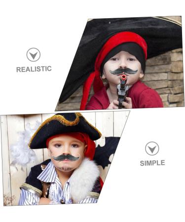 NOLITOY 2pcs Halloween Beard Wig Dreses Lifelike Beard Costume Halloween Cosplay Beards Prom Elder Handlebar - Buy Online on GoSupps.com