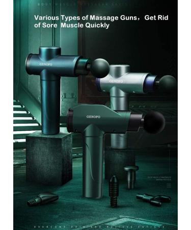 Genofo K3 Massage Gun - Professional Deep Tissue Massager for Post-Workout Pain Relief - Buy Online on GoSupps.com
