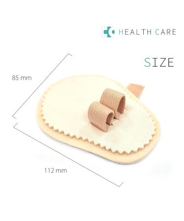 4-Piece Toe Splint Corrector for Crooked, Claw, and Overlapping Toes - (2 Holes) - Buy Online on GoSupps.com