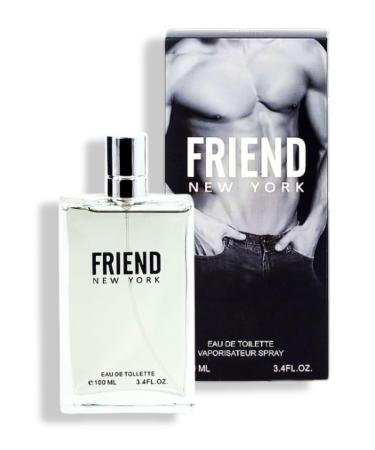 FRIEND NEW YORK EAU DE TOILETTE 3.4 FL. OZ Woody Aromatic fragrance for men.