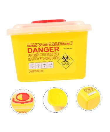 Lalafina Portable Recycling Box for Sharp Needles & Blades - Safe Storage Container for Waste Blades | Durable ABS Design - Buy Online on GoSupps.com