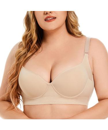 Buy XWSM 34A-50F Big Burn Push-Up Bra for Women | Seamless Bralette Lingerie - Skin Color Size 38/85D | International Shipping Available - Buy Online on GoSupps.com