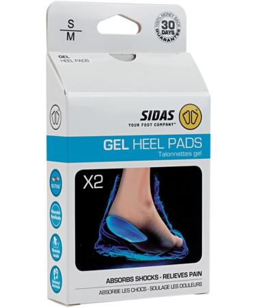 Buy Sidas Gel Heel Pads - SS21 Black S/M | Comfort & Support for Every Step - International Shipping Available - Buy Online on GoSupps.com