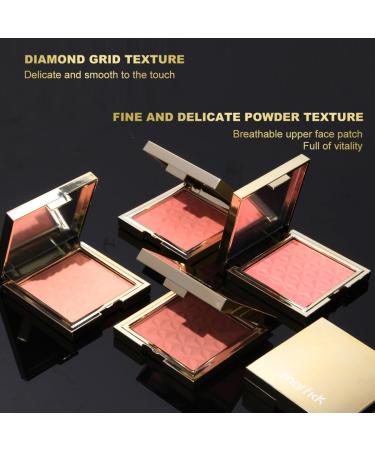  KARLOR Blush Powder Palette with Mirror Matte Blusher Peach Palette Pink Nude Blush for Cheek Natural Healthy Skin Tone 02# - Buy Online on GoSupps.com