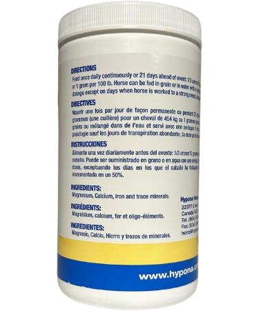 Hypona MAGVET Natural Magnesium Supplement for Horses Calms & Balances Calcium-Magnesium Levels for Optimal Performance - Buy Online on GoSupps.com