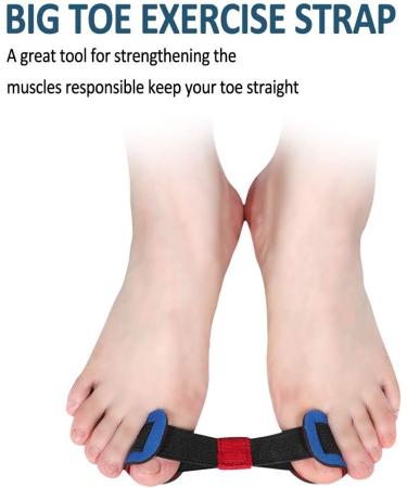 Bunion Corrector Kit for Women and Men - Orthopedic Splint & Protector with Bunion Pads and Toe Exercise Strap - 9 Pieces - Buy Online on GoSupps.com