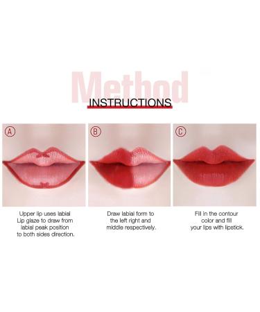 HHSEYEWELL Popular 2-in-1 Lipstick Pen Liner for Long-Lasting Glossy Lips - One Size fits All - Buy Online on GoSupps.com