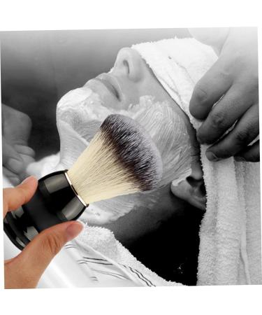 Angoily 4-Piece Manual Shaving Brush Set | Hairdressing & Grooming Tools for Men | Premium Wooden Handle Accessories & Cleaning Brushes - Buy Online on GoSupps.com