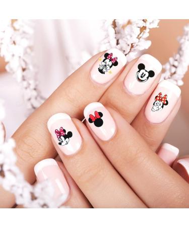 2 Packs Cute Kawaii Cartoon Mouse Nail Stickers - Self-Adhesive Decals for Women, Girls & Kids (75+ Decals) | Nail Art Stickers - Buy Online on GoSupps.com