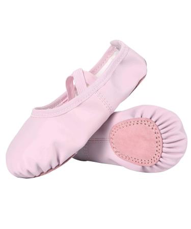 Dynadans Soft Leather Ballet Shoes/Ballet Slippers/Dance Shoes (Toddler/Little/Big Kid/Women)  11 Toddler Pink