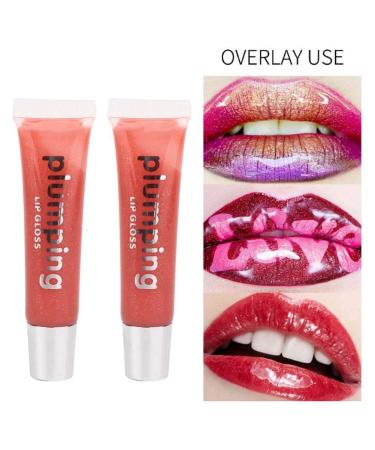 2PC 10ml Lip Plumping Serum & Gloss - Full Defined Lips | Shop Now! - Buy Online on GoSupps.com