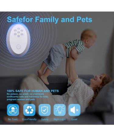 Ultrasound Pest Control - 4 Piece Electronic Deflector for Insects Mice Beetles & Cockroaches - Effective Pest Distributor #105 - Buy Online on GoSupps.com