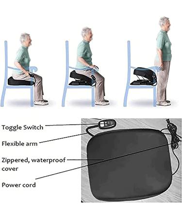 Powered Lift Cushion Portable and Safe Mobility Aid Electric Uplift Seat Assist Cushion Assistance Sofa Support Up Help Get Up and Sit Down Slowly Lift Assist Cushion 1 - Buy Online on GoSupps.com