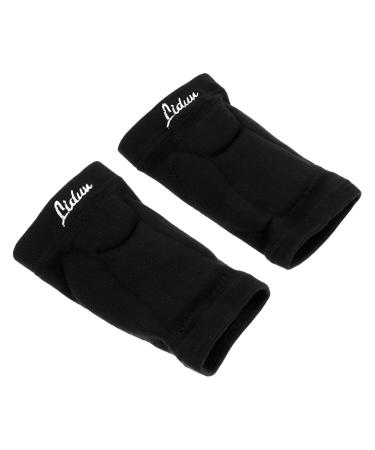 1 Pair Thick Sponge Elbow Pads Elbow Guard Sleeve Women Elbow Brace Elbow Protection Brace Elbow Wraps Cleat Arm Brace Sponge Holder Sports Elbow Protector Man Football Volleyball M Black