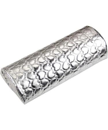 1PCS Nail Art Hand Pillow for Professional Manicure Salon Nail Art Tools Cushion PU Leather Holder Soft Hand Arm Rest Holder - (Color: Silver) - Buy Online on GoSupps.com