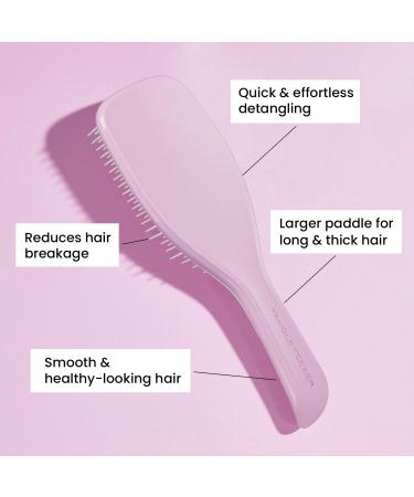 Tangle Teezer Large Ultimate Detangler Hairbrush | Ideal for Long Thick Curly Hair | Two-Tiered Teeth for Gentle Detangling | Reduces Breakage | Ergonomic Handle | Rose Sage - Buy Online on GoSupps.com
