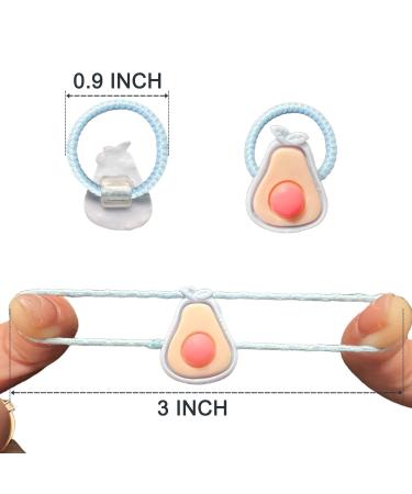 SHUSAY 40 PCS Toddler Girls Hair Ties | Elastic Rubber Bands in Mix Colors | Soft Hair Bands Holders | Multicolor-01 - Buy Online on GoSupps.com