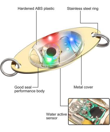 Arkaan 10pcs LED Fishing Lure - Underwater Blinker & Halibut Flasher for Trolling & Deep Drop Fishing - International Shipping - Buy Online on GoSupps.com