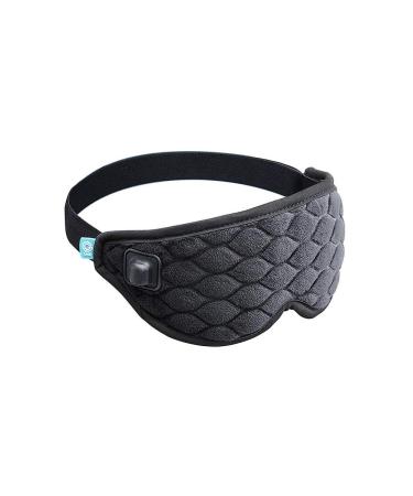 HoMedics Gel Eye Mask  Cold Therapy for Headache and Migraine Pain Relief  3 Heat Settings with Auto-Off Timer  Weighted for Calming Comfort  Adjustable Size  Black