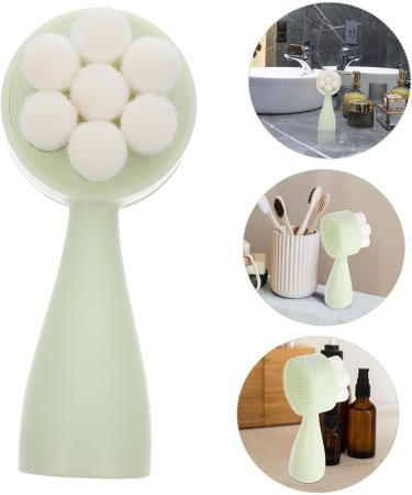 Mikinona Face Brush Face Washing Scrubber Facial Cleansing Brush Manual Facial Brush Face Exfoliating Scrubber Facial Cleansing Tool Face Exfoliator Exfoliating Facial Brush 12.5X5X5CM Green - Buy Online on GoSupps.com