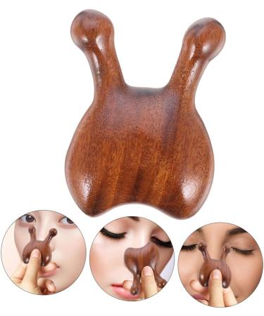 FRCOLOR Sandalwood Massage Comb & Eye Massager Set - 8-Piece Wooden Health Tools for Scalp & Nose Massage - 5.7x4.0x1.8cm - Buy Online on GoSupps.com