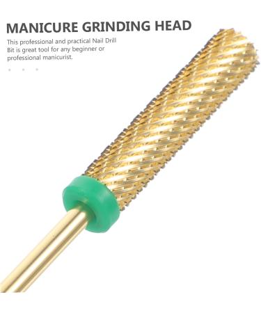 Beaupretty Manicure Nail Bits drills cuticle drill bits acrylic drill bits manicure accessories manicure supplies nail set Tungsten steel Nail Drill Bit 0.56x0.56x5.05cm As Shown1 - Buy Online on GoSupps.com