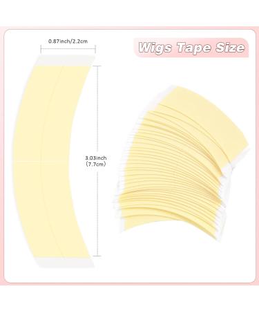 144 Pieces Double Sided Wig Tape | Waterproof & Invisible | High Adhesive Tape for Lace Front Wigs & Hair Extensions - Buy Online on GoSupps.com