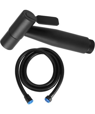 Stainless Steel Black Handheld Bidet Sprayer Kit for Cloth Diapers - International Shipping - Buy Online on GoSupps.com