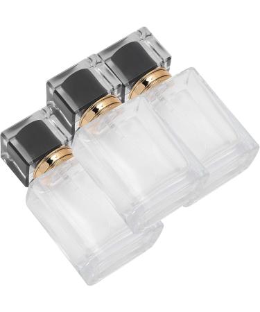 Syrisora 50ml Refillable Perfume Bottle Glass Spray Transparent Liquid Empty Atomizer Container (Black) - Buy Online on GoSupps.com